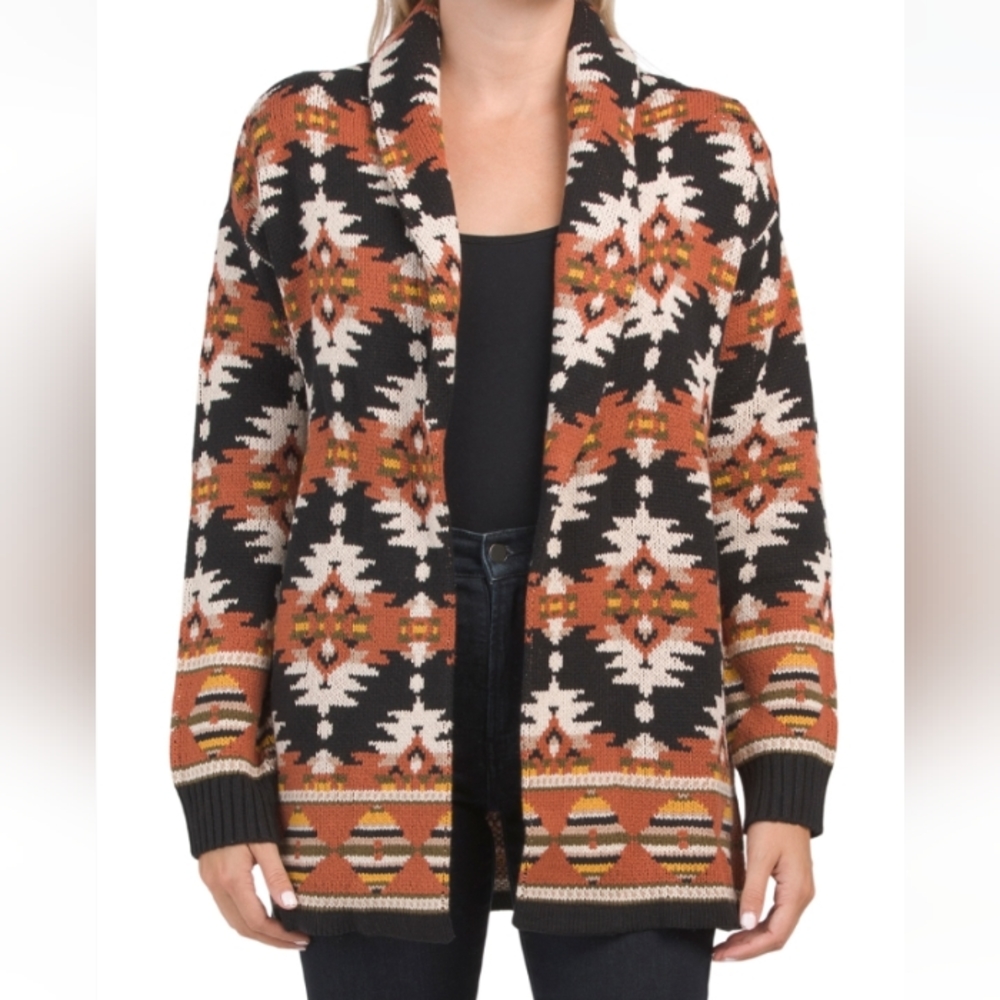 LUCKY BRAND AZTEC CARDIGAN